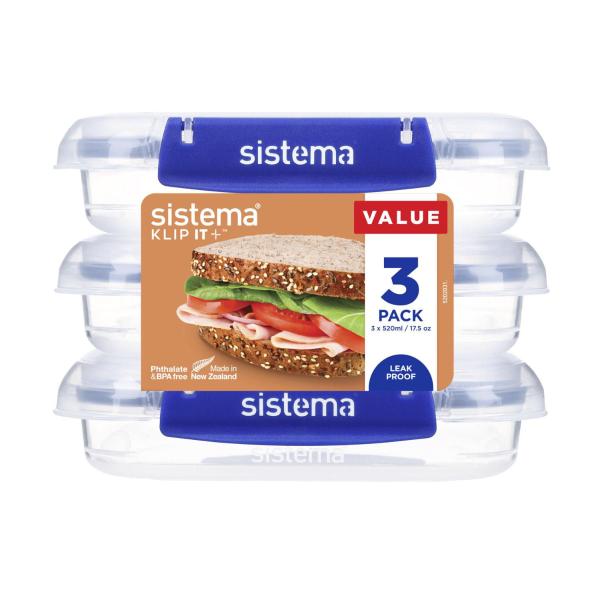 Klip It Plus Containers 520ml