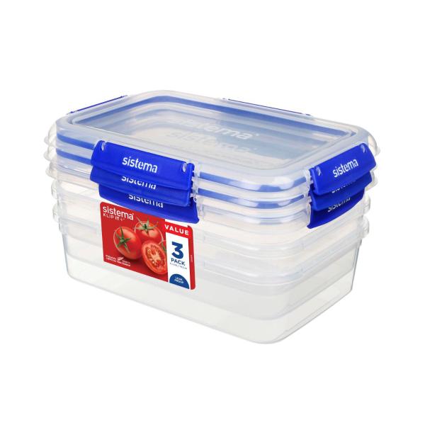 Plus Rectangle Containers 2.2 Litre