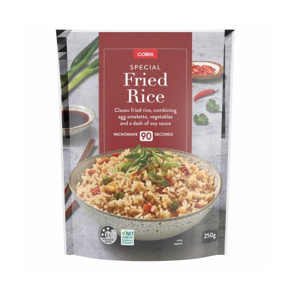 90 Sec Microwave Egg Fried Rice