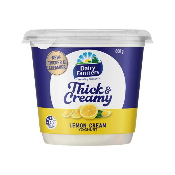 Thick & Creamy Yoghurt Lemon