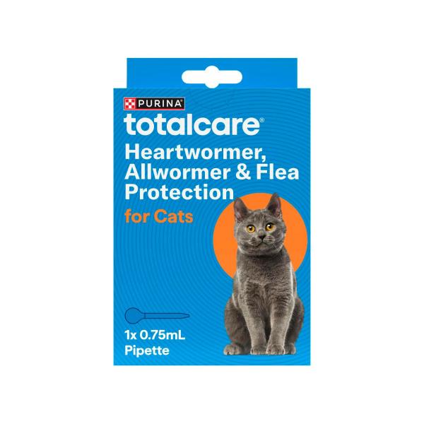 Total Care Cat Treatment Heartwormer All Wormer Flea Control