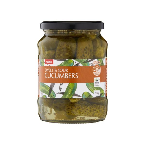 Sweet & Sour Cucumbers
