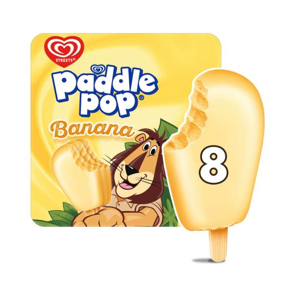 Paddle Pop Banana 8 Pack