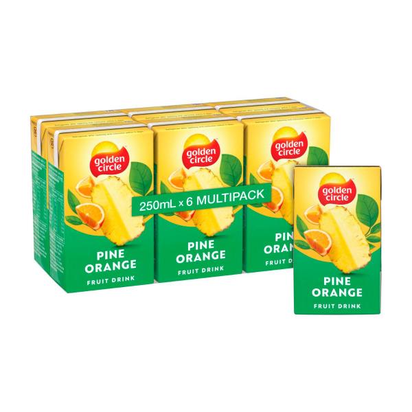 Tetra Drink Pineapple Orange 6 Pack