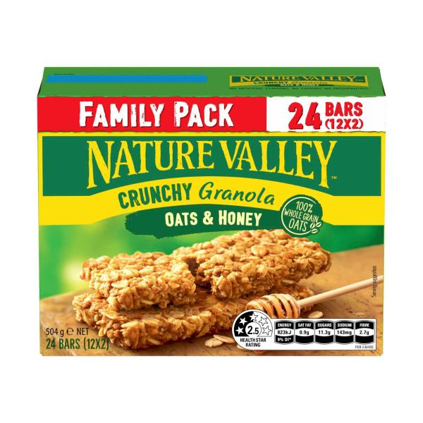 Crunchy Oats & Honey Family Pack 12X42G