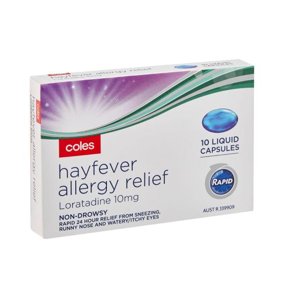 Hayfever Allergy Relief Loratadine 10mg Tablets