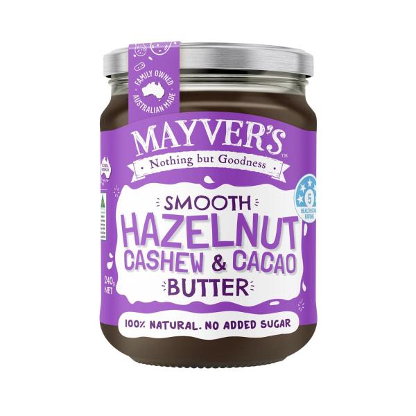 Smooth Natural Hazelnut Cacao & Cashew Butter
