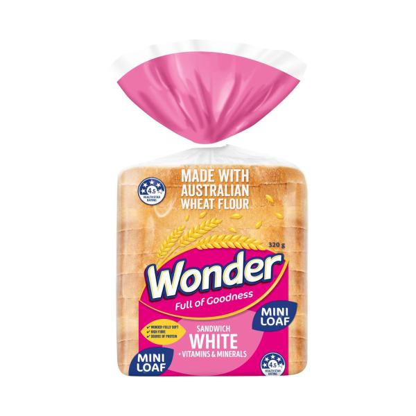 Mini Loaf White Sandwich Vitamin