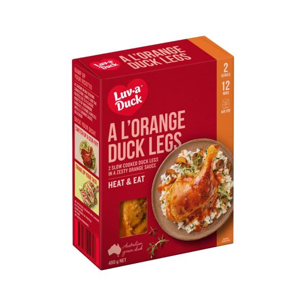 A L'orange Duck Legs