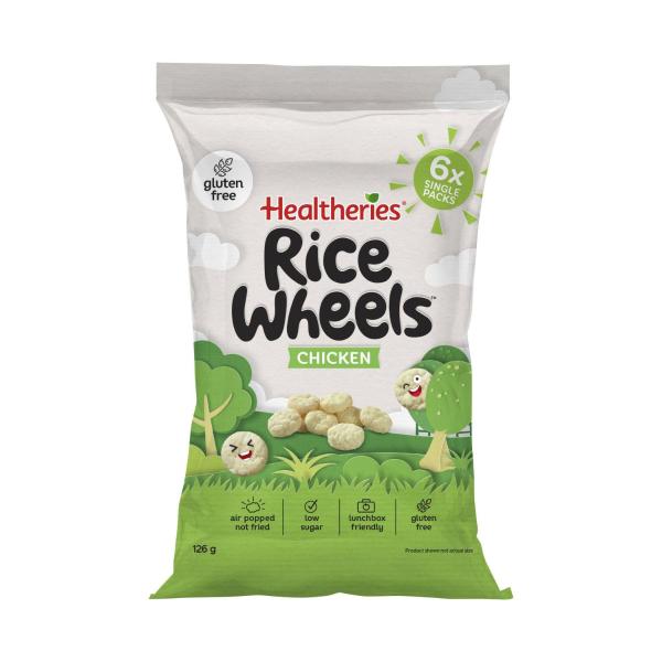 Rice Wheels Chicken Multipack Gluten Free Lunchbox Snacks 6x21g