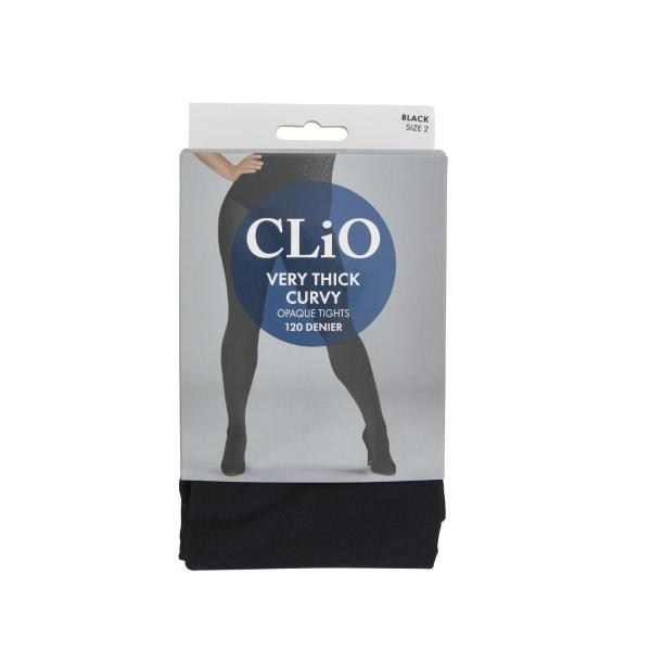Curvy Very Thick Tights 120d Black - 2