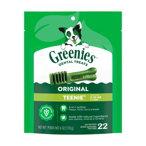 Canine Dental Dog Treats Original Teenie 170g