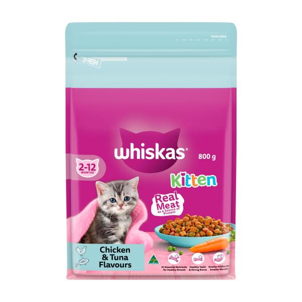 Kitten Dry Cat Food Chicken & Tuna Flavours