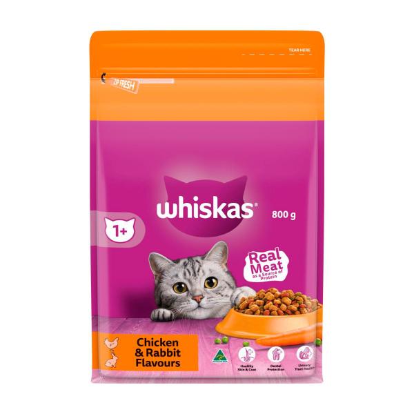 Adult 1+ Years Dry Cat Food Chicken & Rabbit Flavour