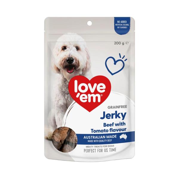Grain Free Dog Treats Beef Jerky With Tomato