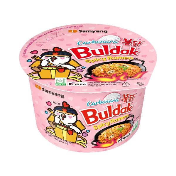 Buldak Spicy Ramen Big Bowl Carbonara