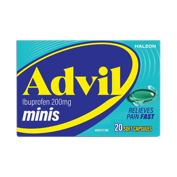 Ibuprofen Pain Relief Mini Liquid Capsules