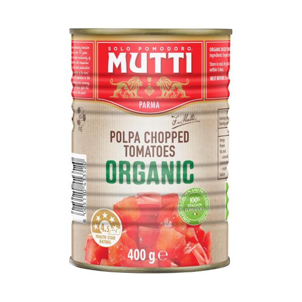 Organic Polpa Finely Chopped Tomatoes