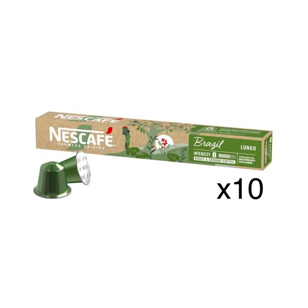 Farmers Origins Brazil Lungo Coffee Capsules