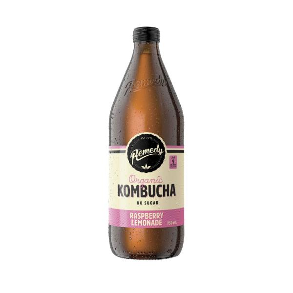 Kombucha Raspberry Lemonade