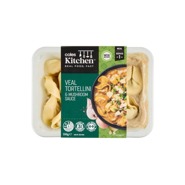 Veal Tortellini & Mushroom Sauce