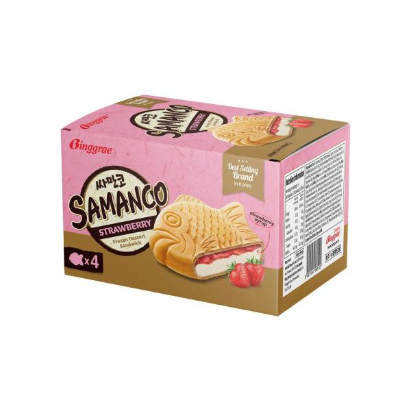 Samanco Dessert Sandwich Strawberry 4 Pack