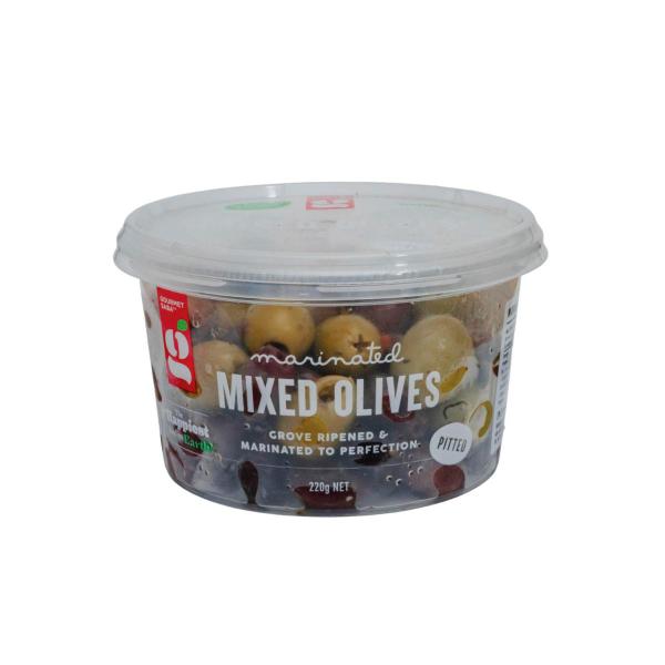 Large Marinated Pitted Mixed Olives