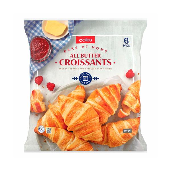Frozen Bake At Home All Butter Croissants 6 Pack
