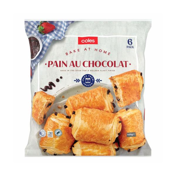 Frozen Bake At Home Pain Au Chocolat 6 Pack