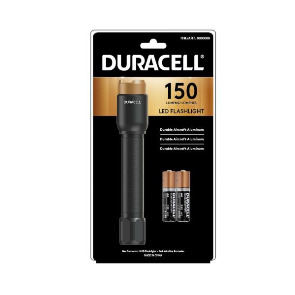 150 Lumen Aluminium Flashlight 2 AA