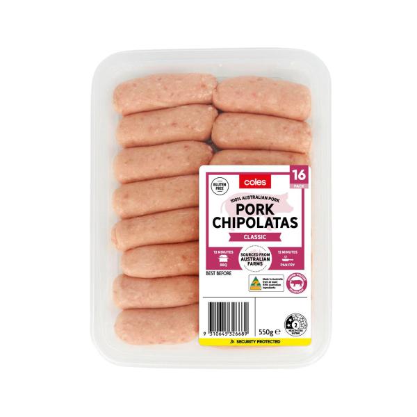 Pork Chipolatas
