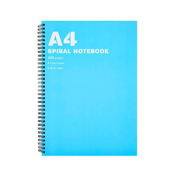 A4 Spiral Notebook 200 Page