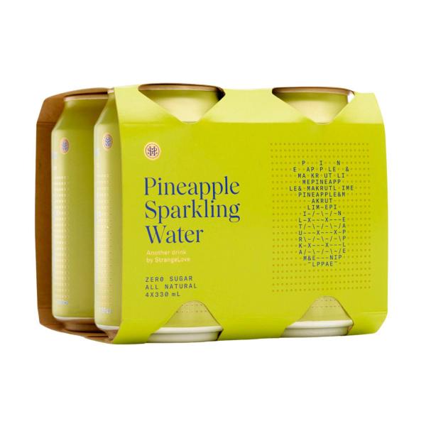 Pineapple Sparkling Water 4x330ml