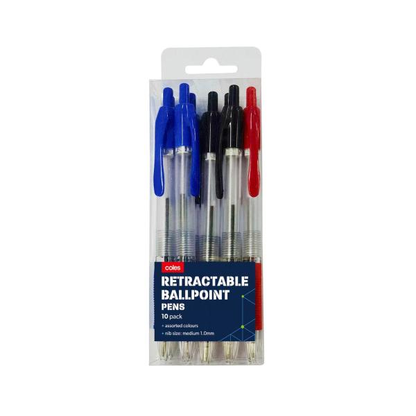 Retractable Ballpoint Pen Assorted