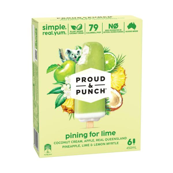 Pining For Lime Frozen Dessert Sticks 6 Pack