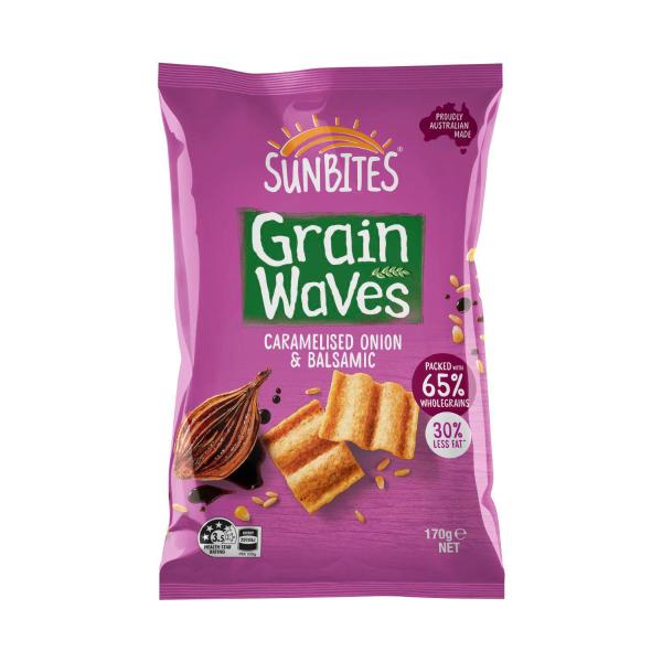 Grainwaves Wholemeal Chips Caramelised Onion & Bal Vinegar