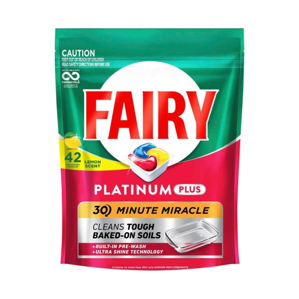 Platinum Plus Lemon Dishwashing Tablets
