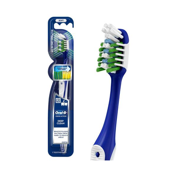 Cross Action Indicator Toothbrush