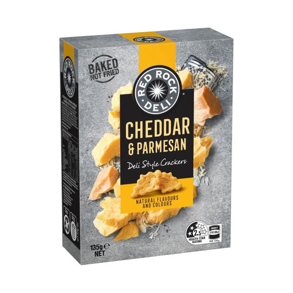 Cheddar & Parmesan Deli Style Crackers