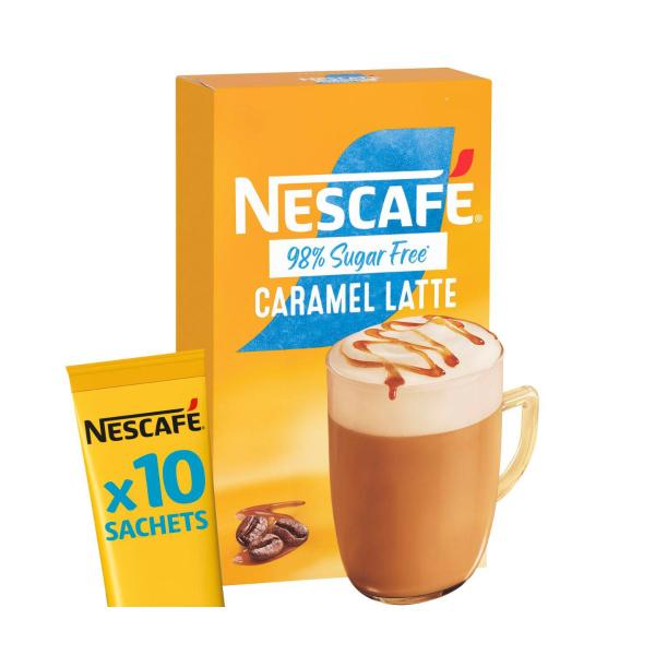 98% Sugar Free Caramel Latte Coffee Sachets