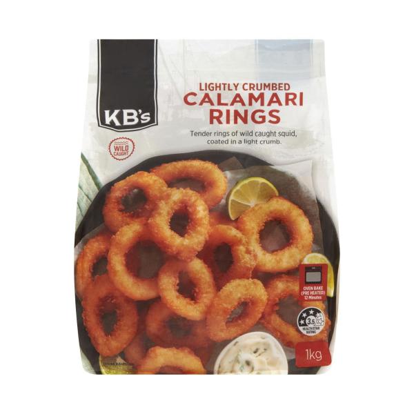 Crumbed Squid Rings