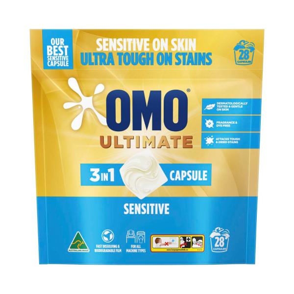 Ultimate Sensitive 3in1 Laundry Detergent Capsules