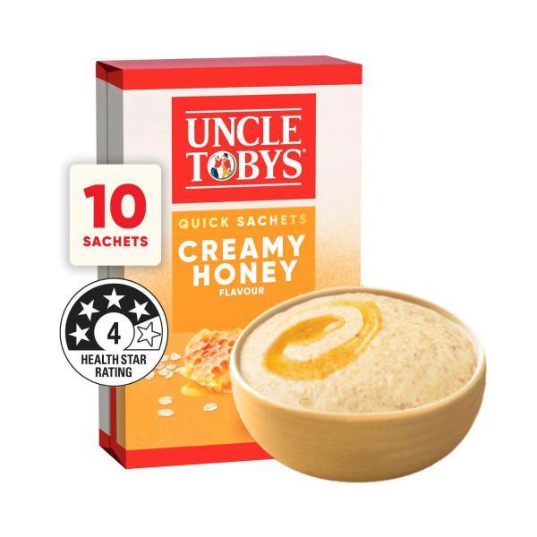 Oats Quick Sachets Creamy Honey