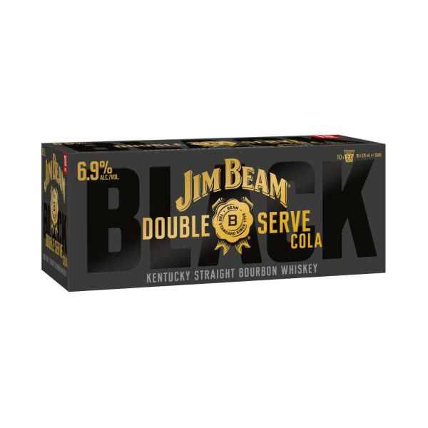 Black Double Serve 6.9% Can 375ml 10pk