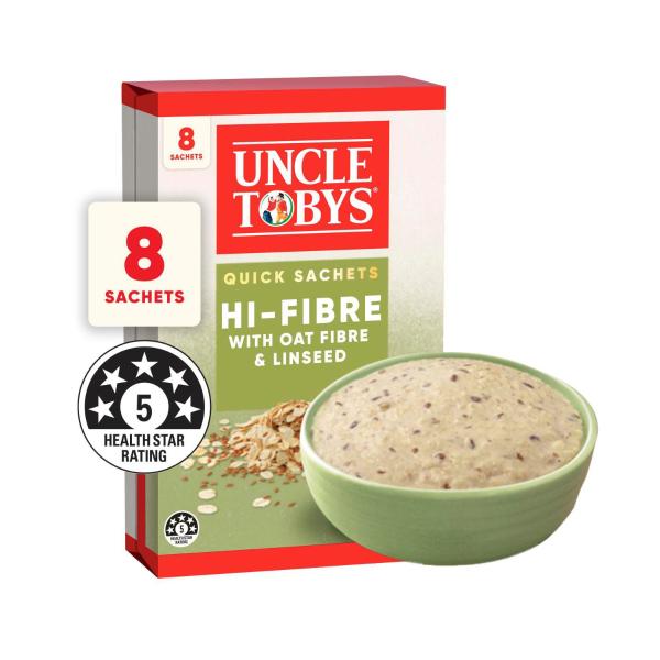 Oats Quick Sachets Breakfast Cereal Hi Fibre