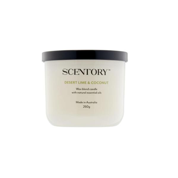 Soy Blend Desert Lime And Coconut Double Wicked Candle
