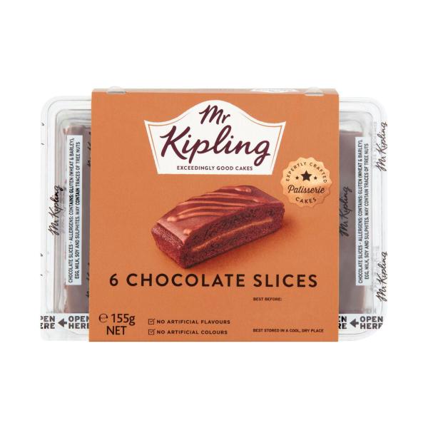 Chocolate Cake Slices 6 Pack
