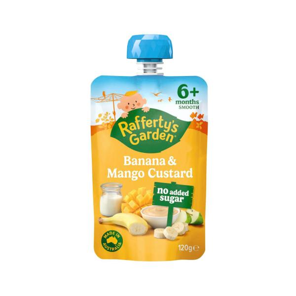 Banana & Mango No Added Sugar Custard 6+ Months