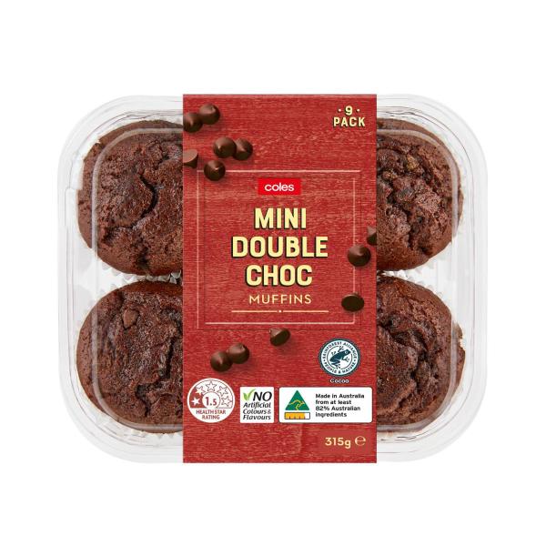 Double Choc Muffins 9 Pack
