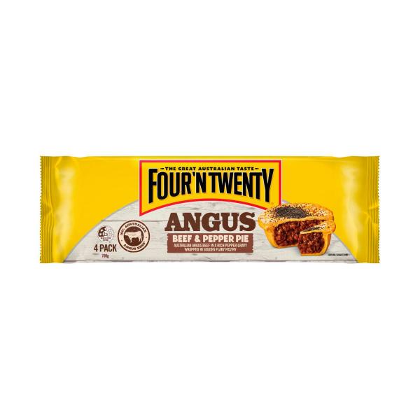 Angus Beef & Pepper Pies 4 Pack